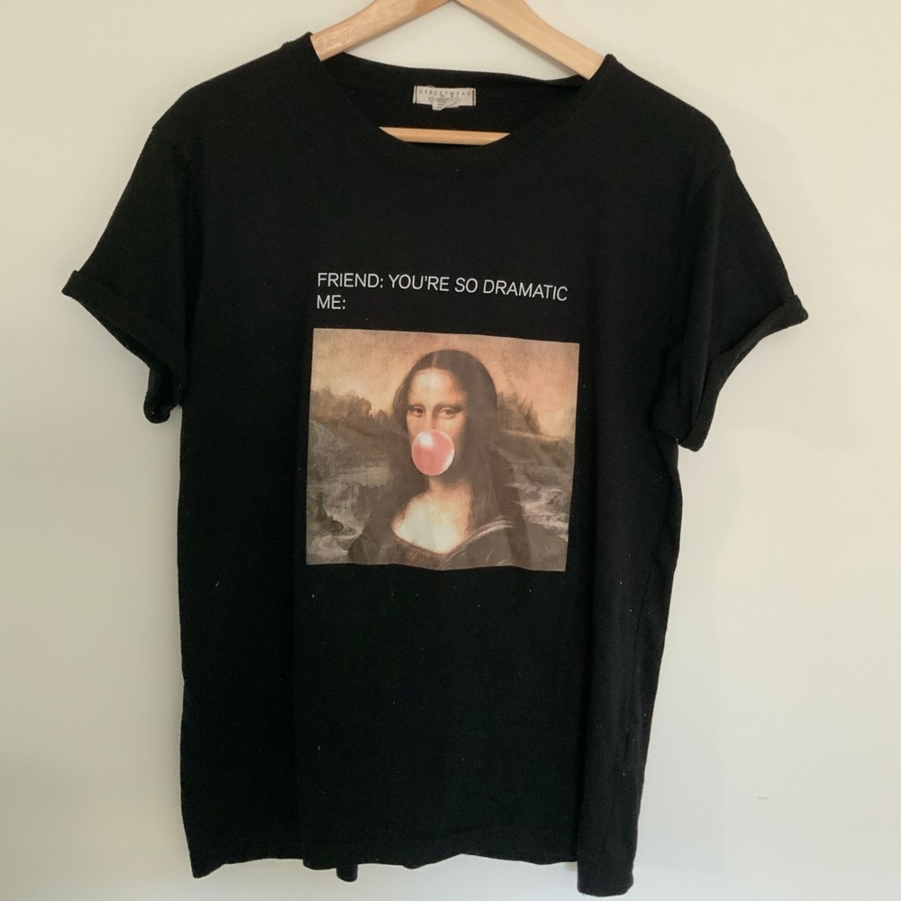 Fun black t-shirt - Picture 1 of 2